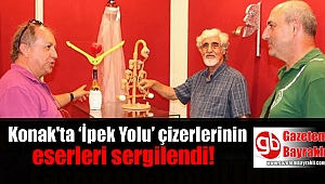Konak’ta ‘İpek Yolu’ çizerlerinin eserleri sergilendi