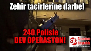 Zehir tacirlerine yönelik İzmir merkezli operasyon