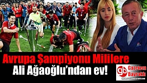 Ali Ağaoğlu’ndan Avrupa Şampiyonu Millilere daire