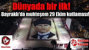 Bayraklı'da muhtşem 29 Ekim kutlaması