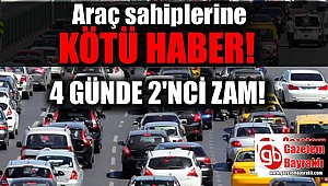 Benzin'e ve motorine 4 günde 2'nci zam