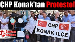CHP Konak'tan protesto
