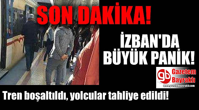 İzban'da yangın alarmı