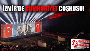 İzmir'de Cumhuriyet coşkusu