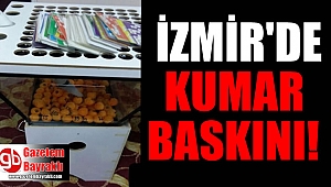 İzmir'de kumar baskını
