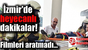 İzmir'deki 'Acil Durum Tatbikatı' filmleri aratmadı