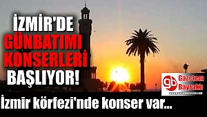 İzmir körfezi'nde 'Günbatımı konserleri' başlıyor