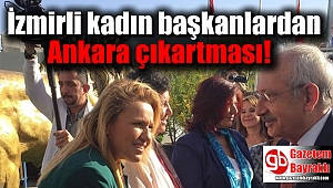 İzmirli kadın başkanlardan Ankara çıkartması