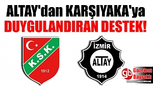 Karşıyaka'ya Altay'dan destek