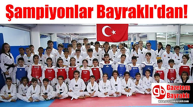 Şampiyonlar Bayraklı'dan