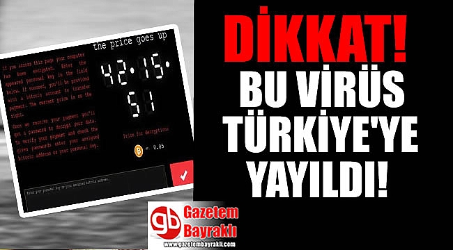 Türkiye'de Bad Rabbit virüsü tehdidi