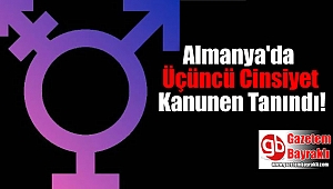 Almanya'da Üçüncü Cinsiyet Kanunen Tanındı