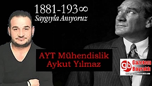 Aykut Yılmaz'dan 10 Kasım mesajı
