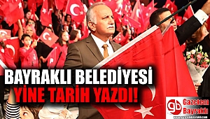 Bayraklı Belediyesi yine tarih yazdı