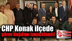 CHP Konak ilçede görev dağılımı tamamlandı