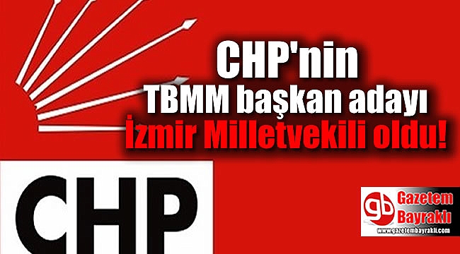 CHP'nin TBMM başkan adayı belli oldu