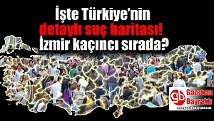 İşte Türkiye'nin detaylı suç haritası