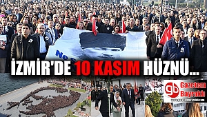 İzmir'de 10 Kasım hüznü