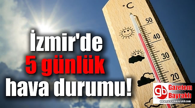 İzmir'de hava durumu (20-24 Kasım 2017)