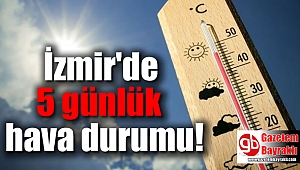 İzmir'de hava durumu (20-24 Kasım 2017)