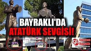 İzmirli kadının Atatürk sevgisi kameralara yansıdı
