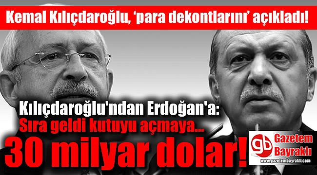 Kemal Kılıçdaroğlu, 'para dekontlarını' açıkladı
