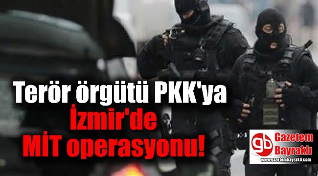 Terör örgütü PKK'ya İzmir'de MİT operasyonu