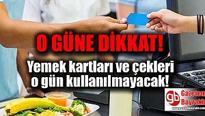 Yemek kartları o gün boykot edilecek