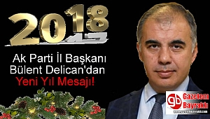 Ak Parti İzmir İl Başkanı Bülent Delican'dan Yeni yıl mesajı