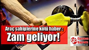 Araç sahiplerine kötü haber : Zam geliyor