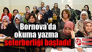 Bornova'da okuma yazma seferberliği başladı