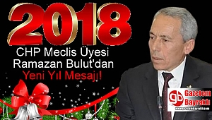 CHP Meclis Üyesi Ramazan Bulut'dan Yeni yıl mesajı