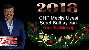 CHP Meclis Üyesi Şeref Balbay'dan Yeni yıl mesajı