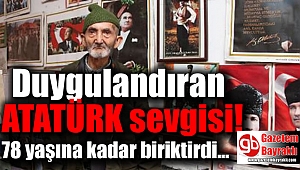 Duygulandıran Atatürk sevgisi