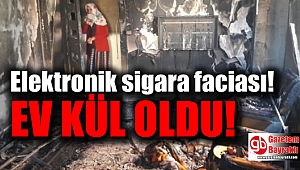 Elektronik sigara yangın çıkardı