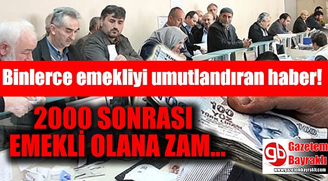Emekliye intibak için seyyanen zam