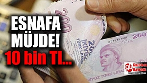 Esnafa müjde
