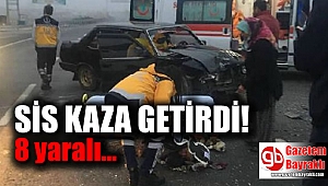 Feci kaza : 8 yaralı