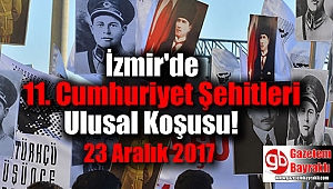 İzmir'de 11. Cumhuriyet Şehitleri Ulusal Koşusu