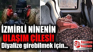 İzmir'de diyalize giren yaşlı kadının ulaşım çilesi