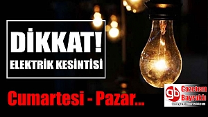 İzmir'de elektrik kesintisi (02-03 Aralık 2017)