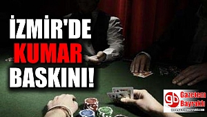 İzmir'de kumar baskını
