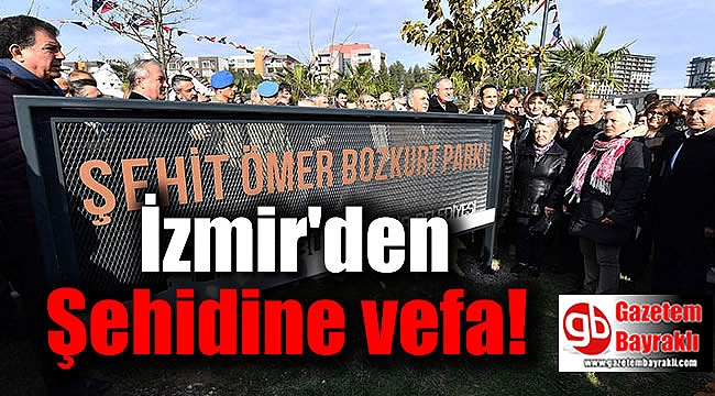 İzmir'den şehidine vefa