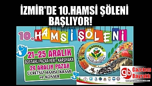 İzmir'de 10. Hamsi şöleni başlıyor (21-25 Aralık 2017)