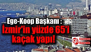İzmir'in yüzde 65'i kaçak yapı