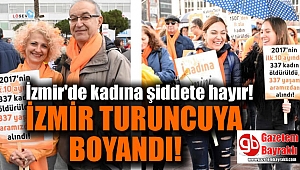 İzmir turuncuya boyandı