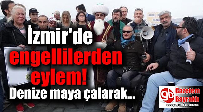 İzmirli engellilerden 'farkındalık' eylemi