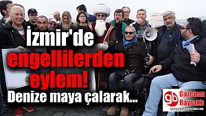 İzmirli engellilerden 'farkındalık' eylemi