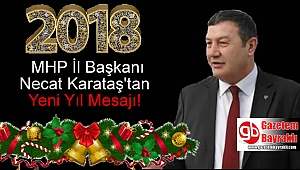 MHP İzmir İl Başkanı Necat Karataş'dan Yeni yıl mesajı