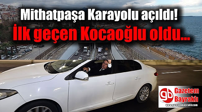 Mithatpaşa Karayolu Altgeçidi trafiğe açıldı
